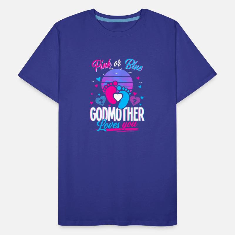 Pink Or Blue Godmother Loves You Mothers And Fathe