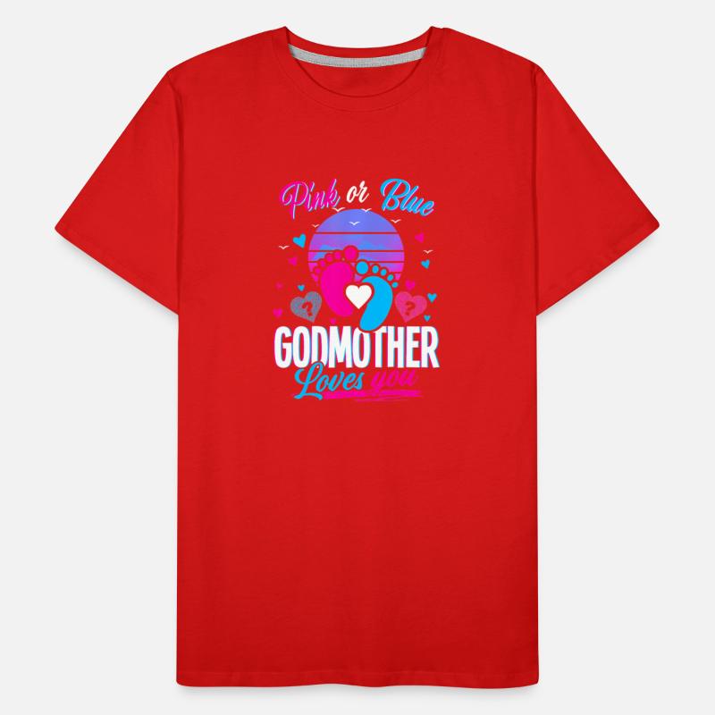 Pink Or Blue Godmother Loves You Mothers And Fathe