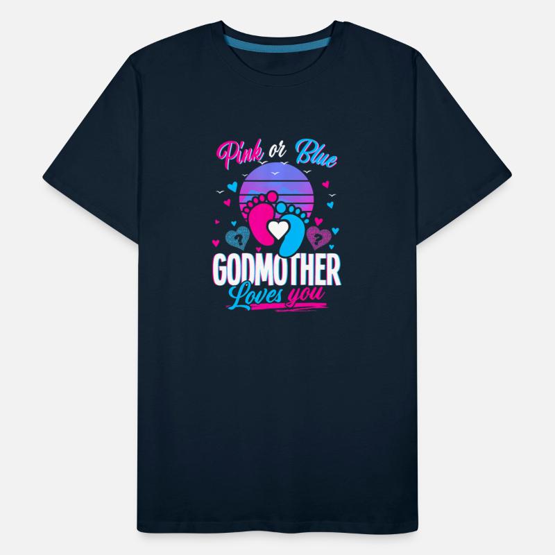 Pink Or Blue Godmother Loves You Mothers And Fathe