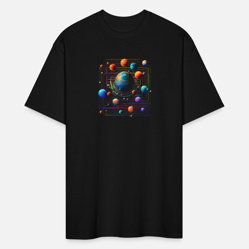 Planet Colorful Geometric Graphic