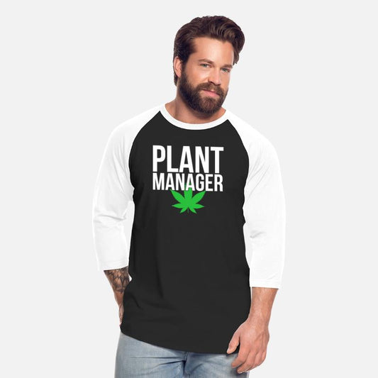 Plant Manager Marijuana Leaf Funny Weed Stoner