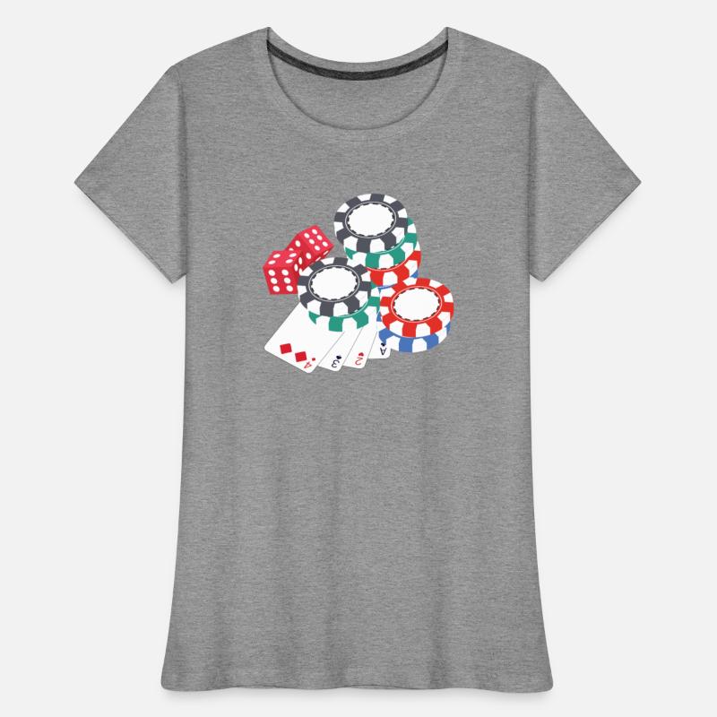 Poker Cards Chips Design for Gambling Poker Fans