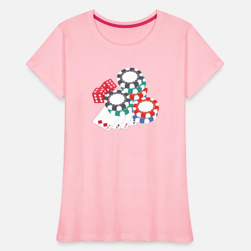 Poker Cards Chips Design for Gambling Poker Fans