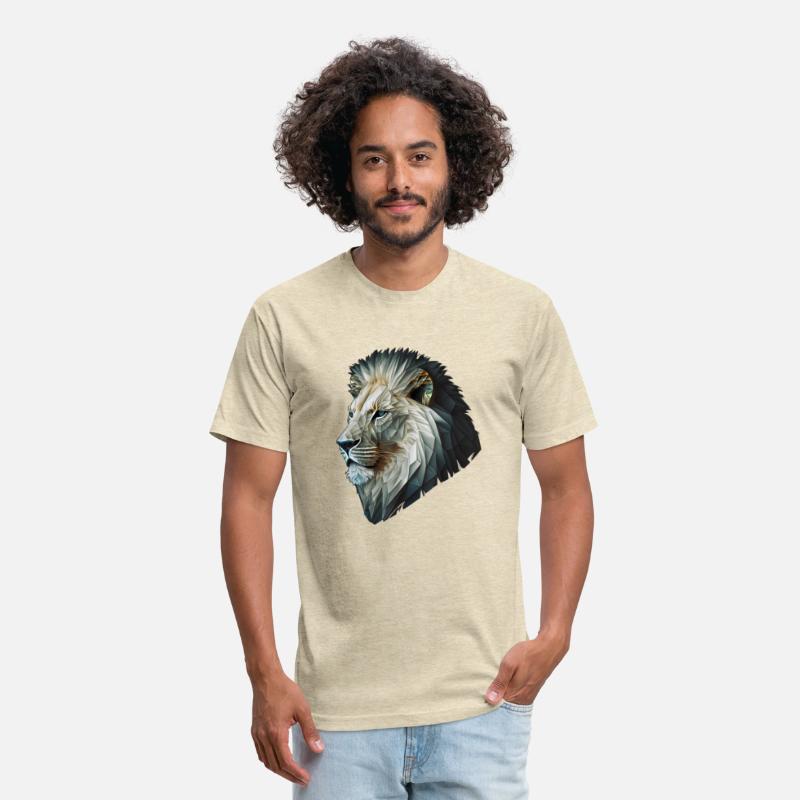 Polygon Animal Print White