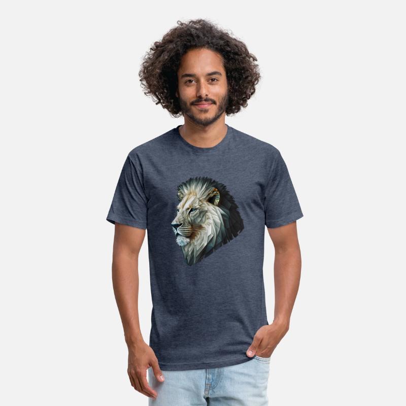 Polygon Animal Print White