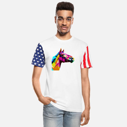 Pop Art Horse polygon colorful art