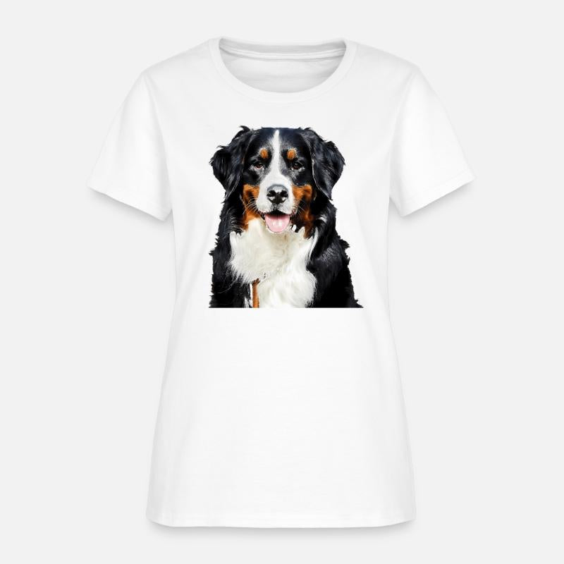 Portrait Of Bernese Mountain Dog