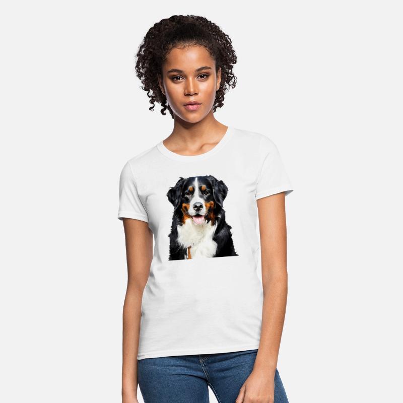 Portrait Of Bernese Mountain Dog