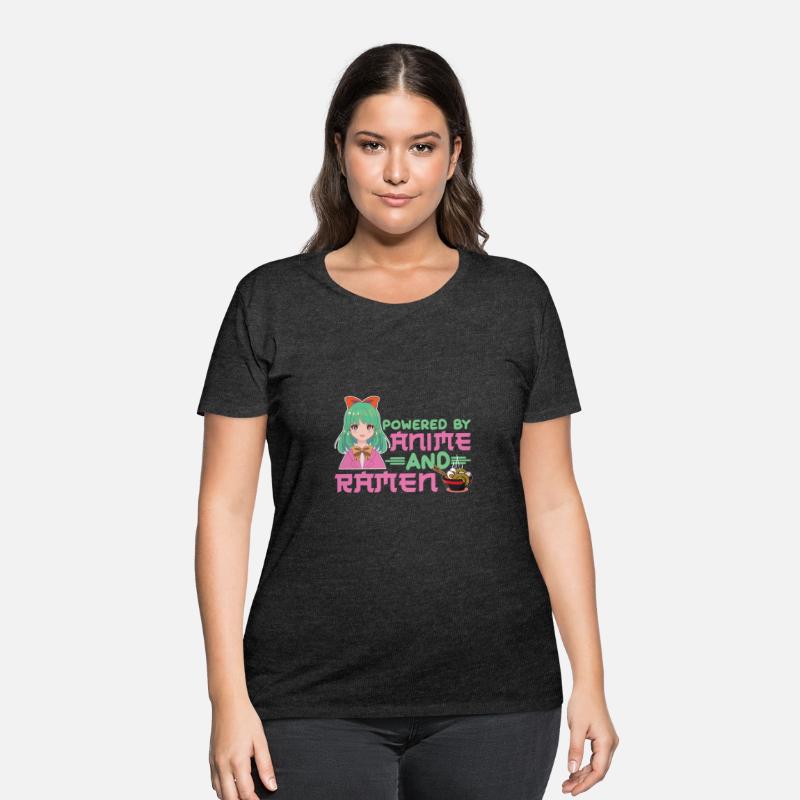 Powered By Anime And Ramen Japanese Kawaii Design