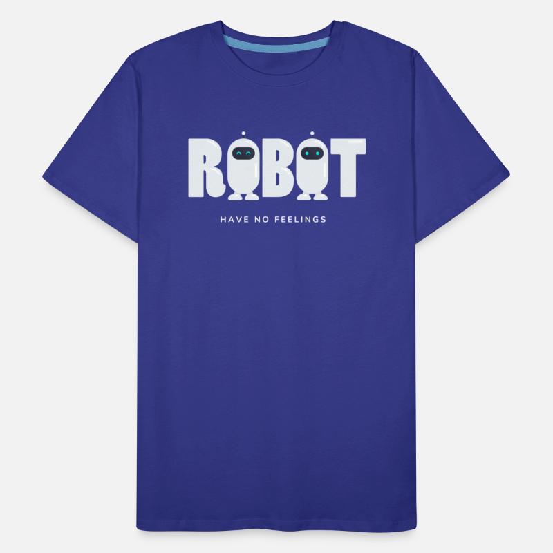 Purple Modern AI Robot T Shirt 1