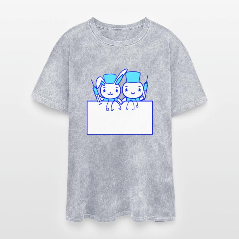 Rabbit Bird Chick Doctor Syringe Team 2 Friends