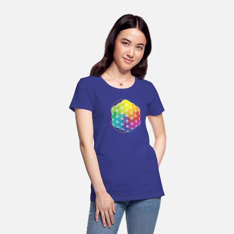 Rainbow Flower of Life: Cosmic Energy Wheel