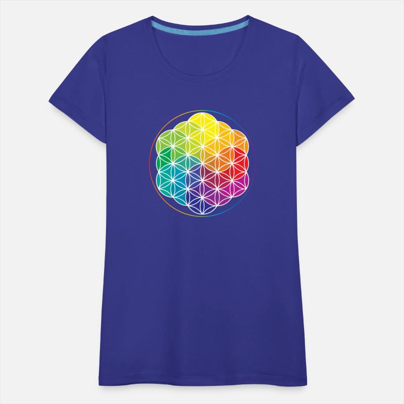 Rainbow Flower of Life: Cosmic Energy Wheel