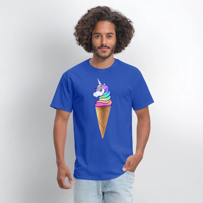 Rainbow Unicorn Unicone Ice Cream Cone