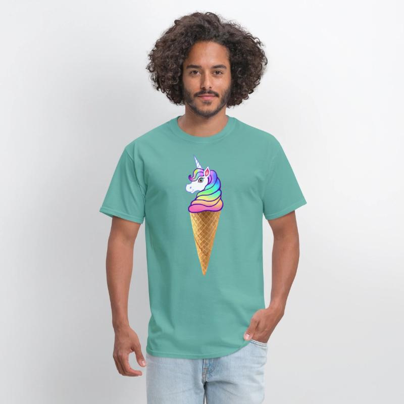 Rainbow Unicorn Unicone Ice Cream Cone