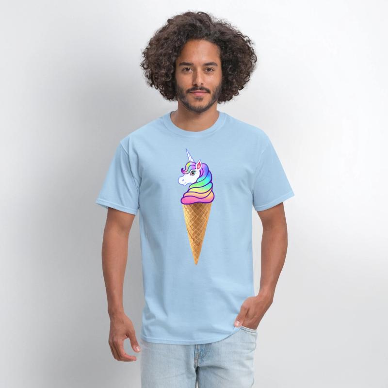 Rainbow Unicorn Unicone Ice Cream Cone