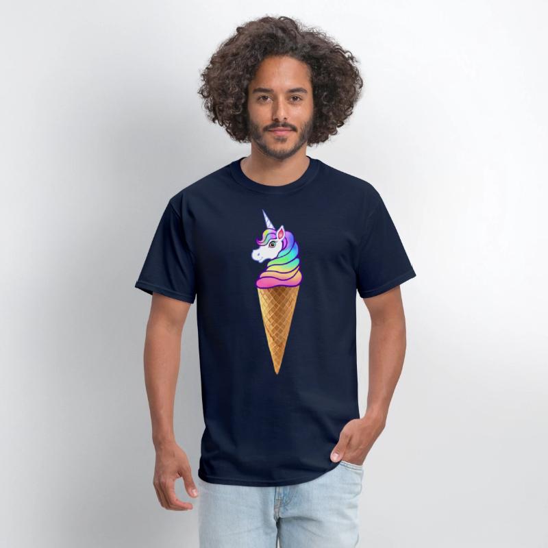 Rainbow Unicorn Unicone Ice Cream Cone
