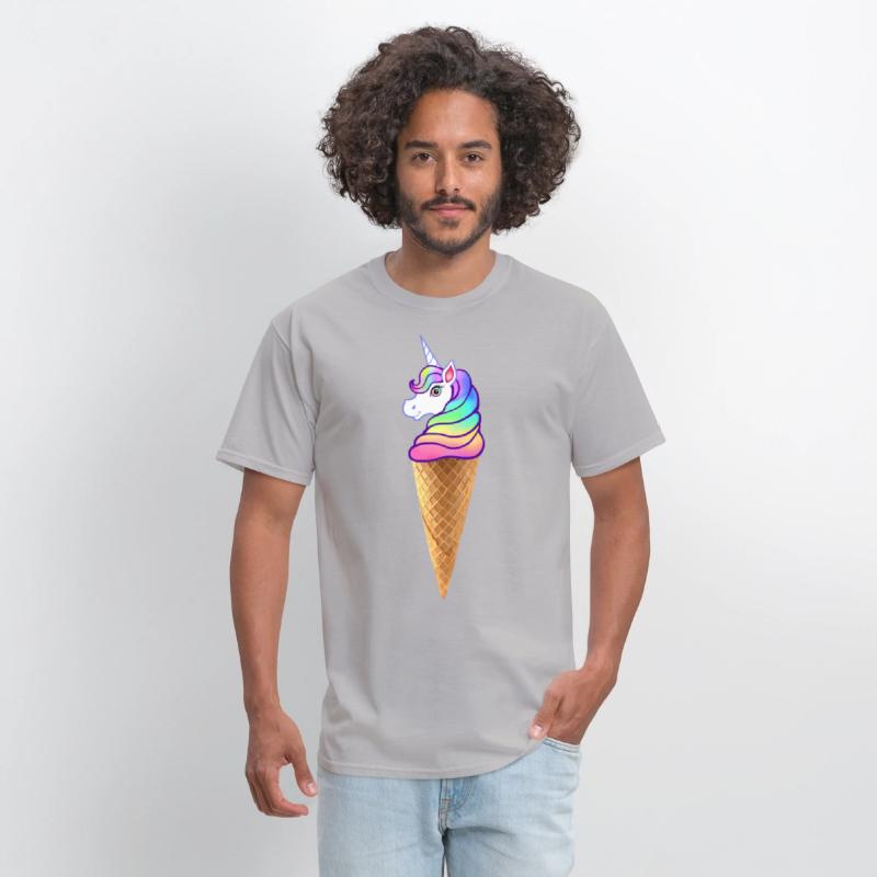 Rainbow Unicorn Unicone Ice Cream Cone