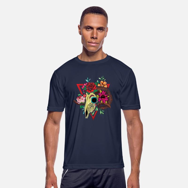 Ram Goat Floral Muertos Day Of Dead Halloween