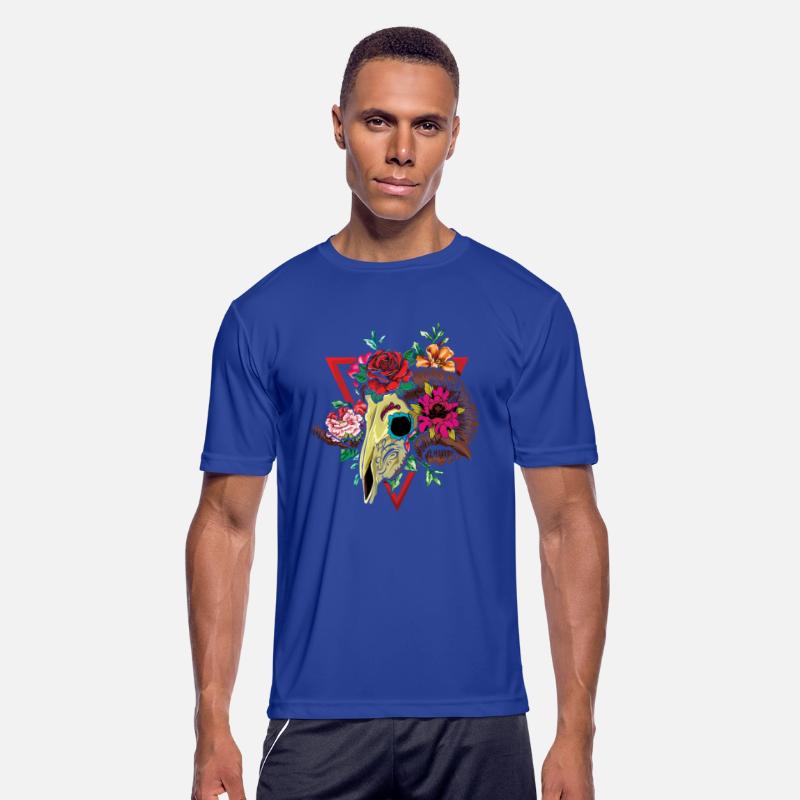 Ram Goat Floral Muertos Day Of Dead Halloween