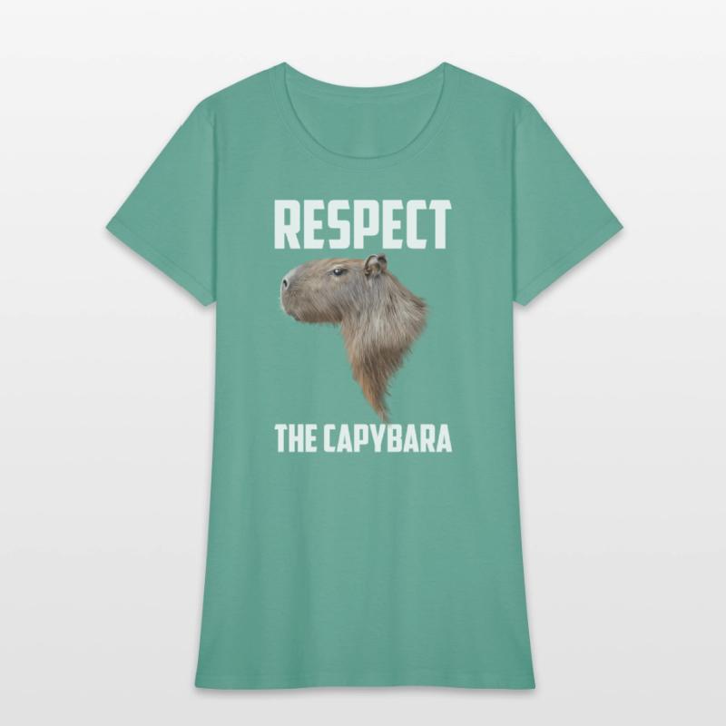 Rect The Capybara Capibara Rodent Animal Humor