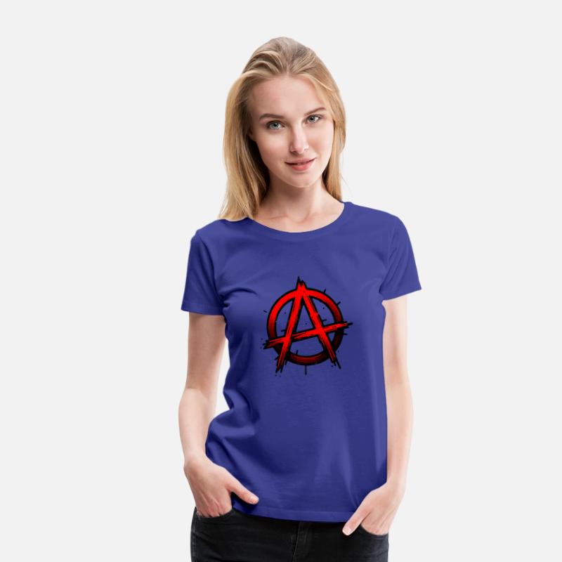 Red Anarchy Symbol - Rebel Freedom Statement
