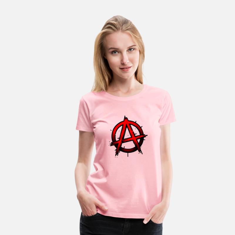 Red Anarchy Symbol - Rebel Freedom Statement