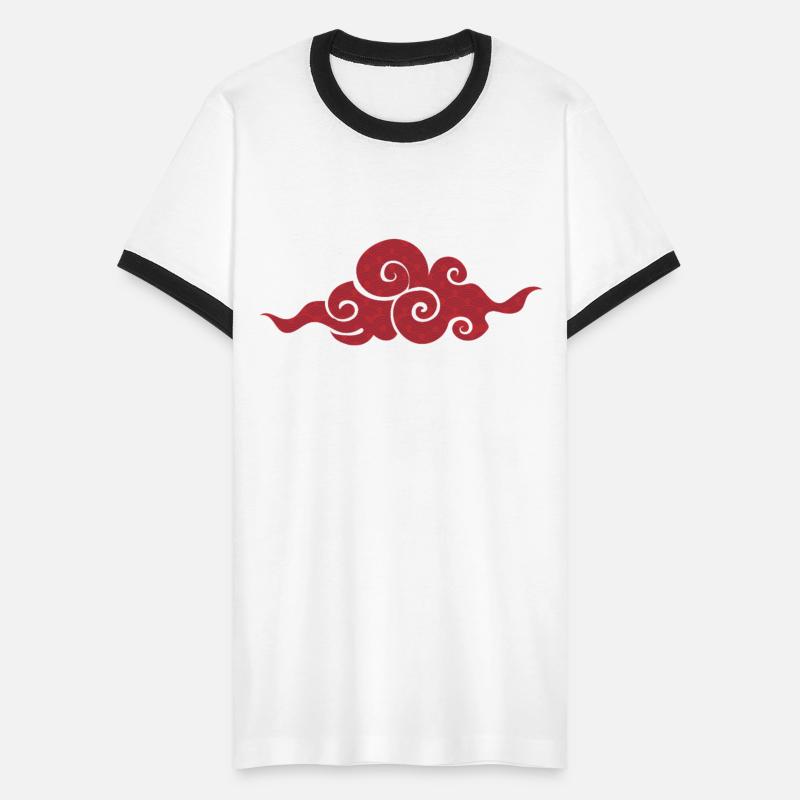 Red Japanese Cloud Swirl