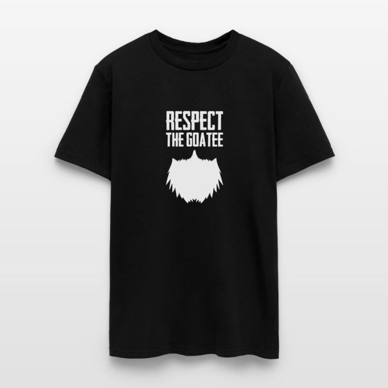 Respect The Goatee Funny Beard Graphic Novelty