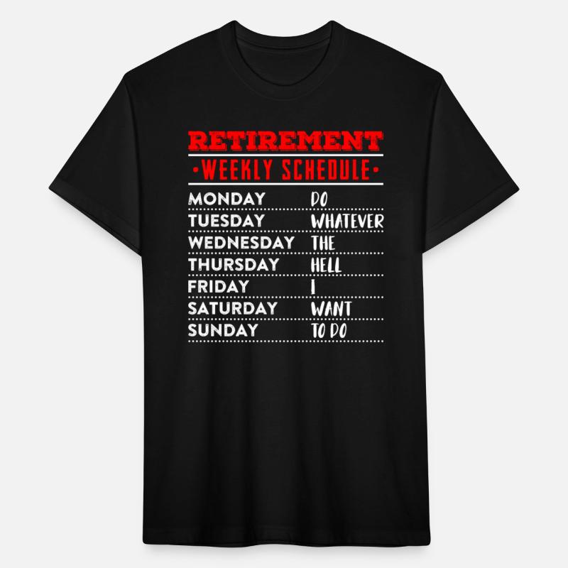 Retirement Weekly Schedule Retiree Pension