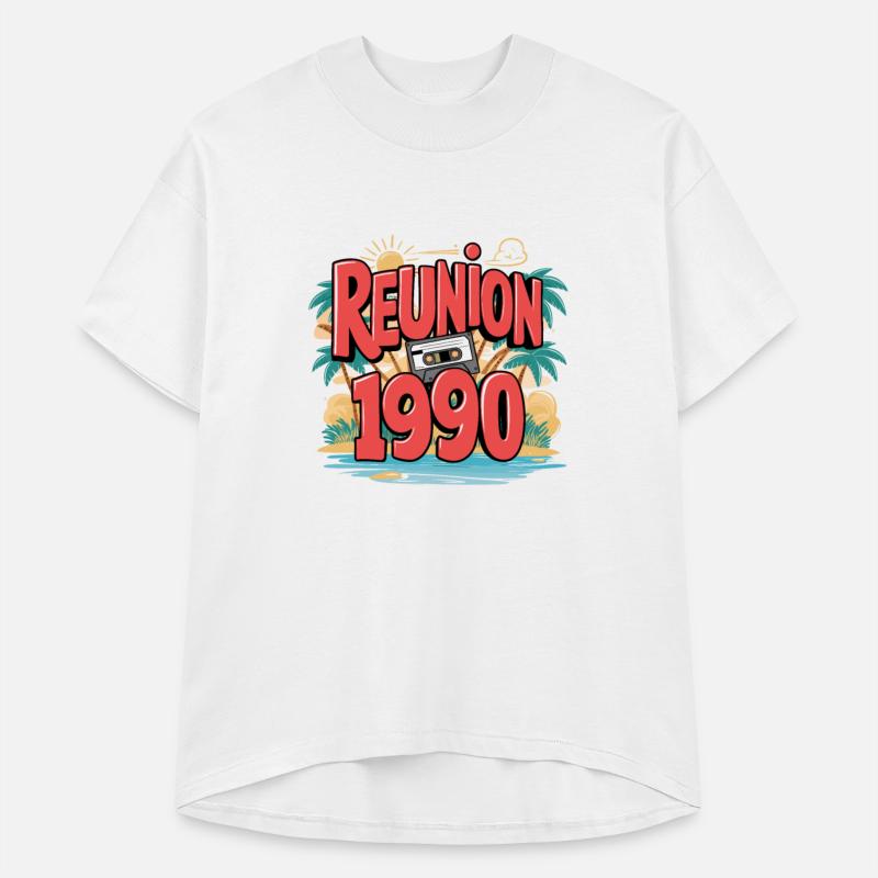 Retro Reunion 1990 Cassette Tape Sunset Beach
