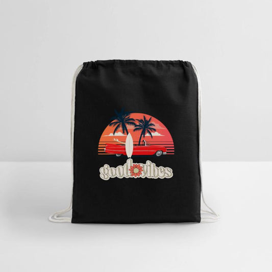 Retro Surfing Car On The Beach