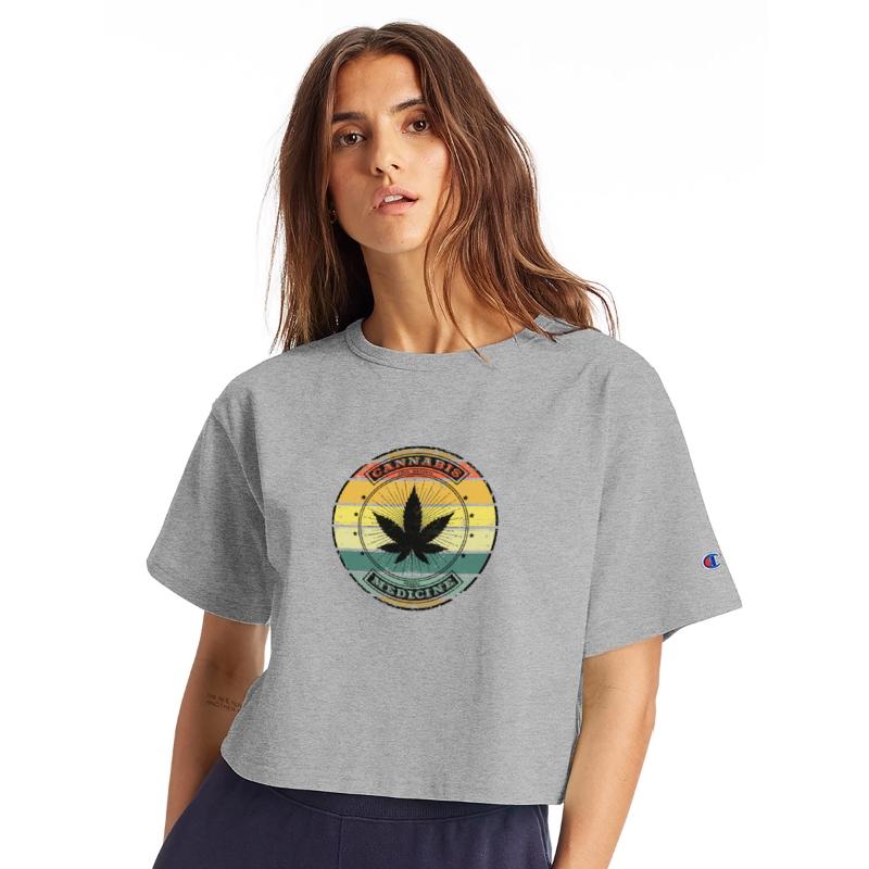 Retro Weed - Vintage Cannabis Leaf