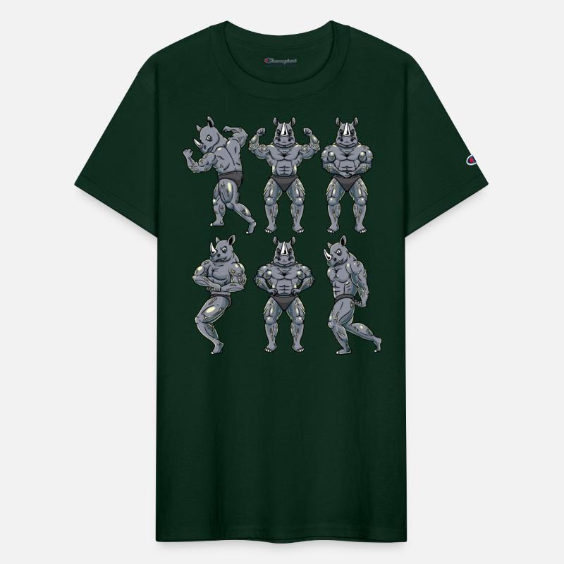 Rhinoceros Fitness Gym Motivation Bodybuilding
