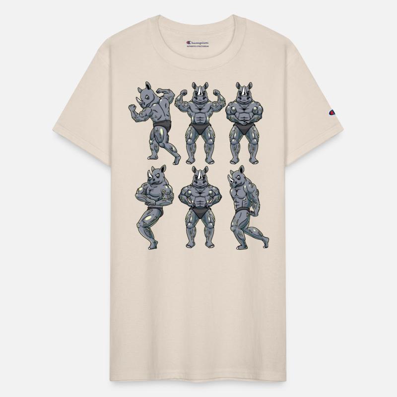 Rhinoceros Fitness Gym Motivation Bodybuilding