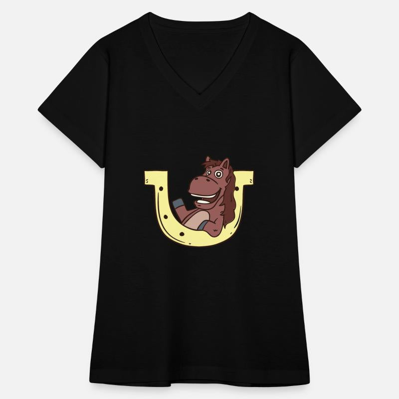 Rider Funny Horse Riding Horseshoe Gift Comic