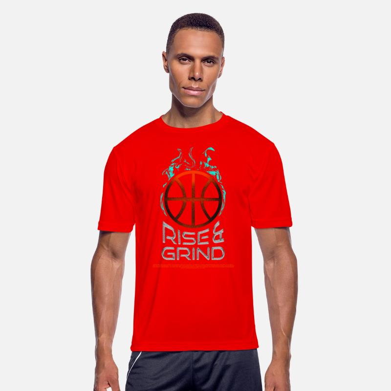 Rise and Grind Basketball lover Design