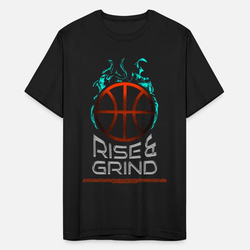 Rise and Grind Basketball lover Design