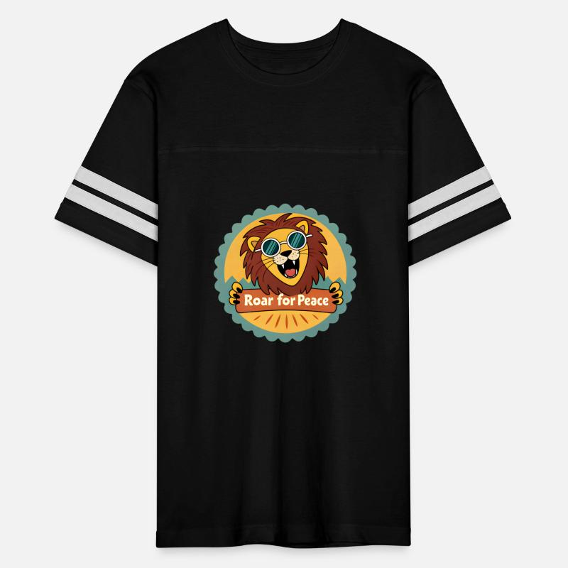 Roar For Peace Lion Retro 60s