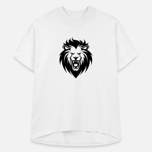 Roaring Lion Head Tattoo Style Elegant Mane