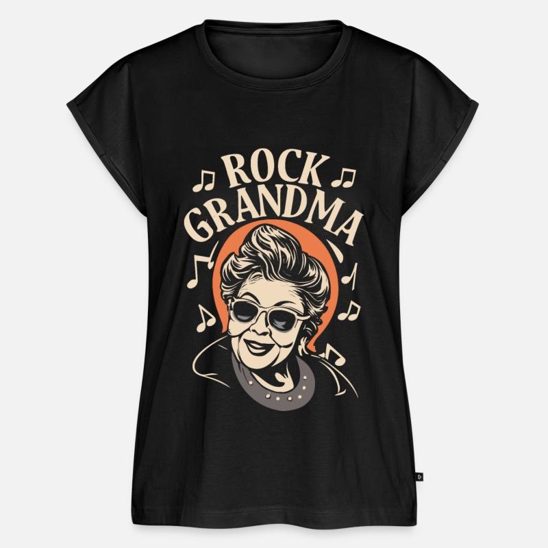 Rock Grandma Rocker Grandmother Music Lover