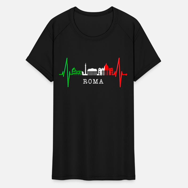 Rome Colosseum Heartbeat Italy Roma Skyline Italia