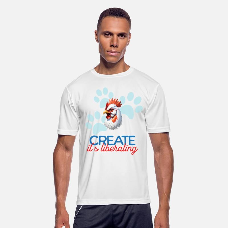 Rooster Minimalist Style Create, it's liberating