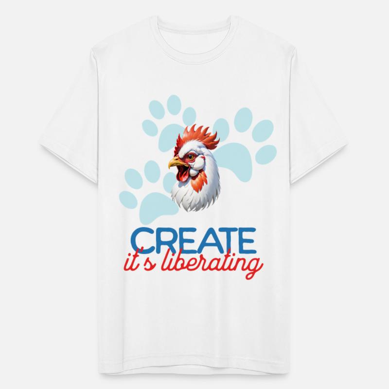 Rooster Minimalist Style Create, it's liberating