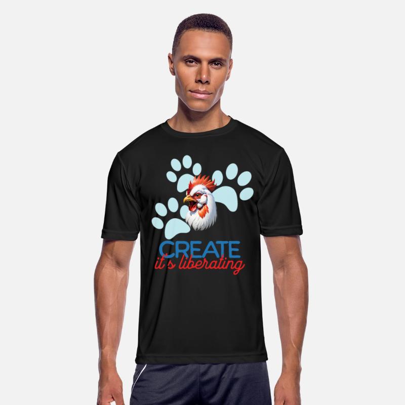 Rooster Minimalist Style Create, it's liberating