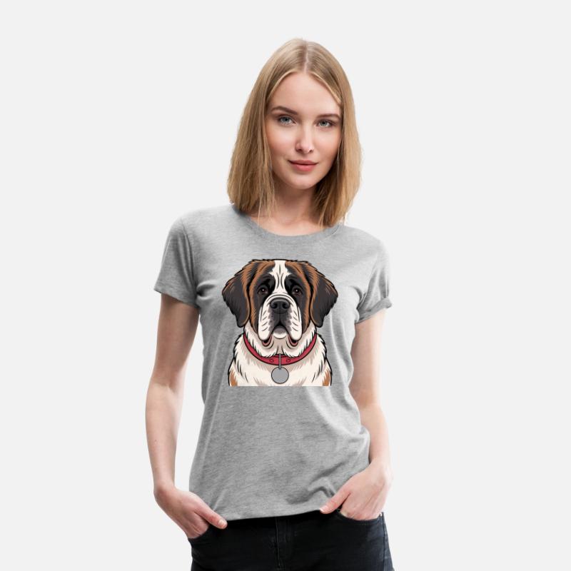 Saint Bernard Dog Illustration