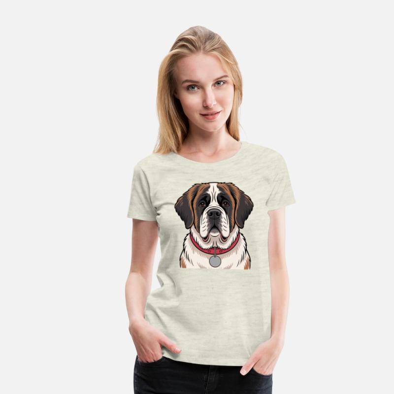 Saint Bernard Dog Illustration