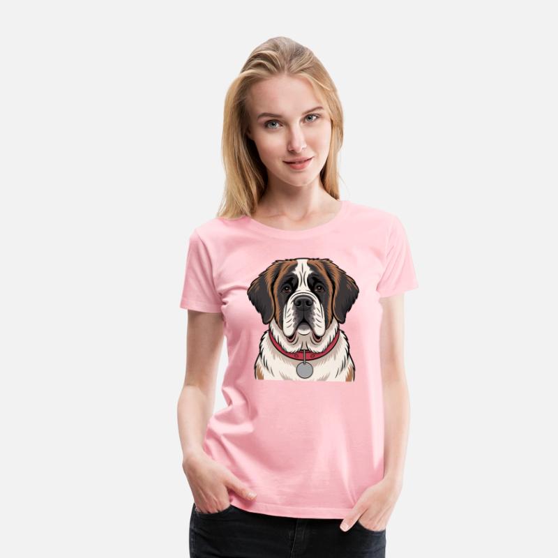 Saint Bernard Dog Illustration