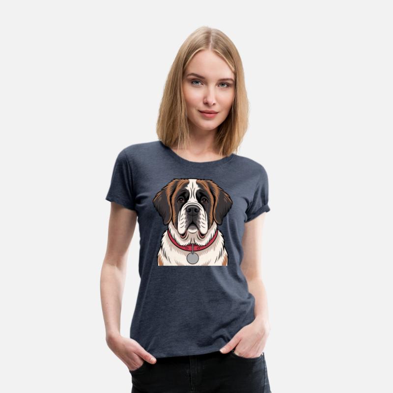 Saint Bernard Dog Illustration