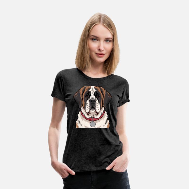 Saint Bernard Dog Illustration
